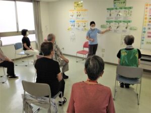 フレイル予防応援教室の様子