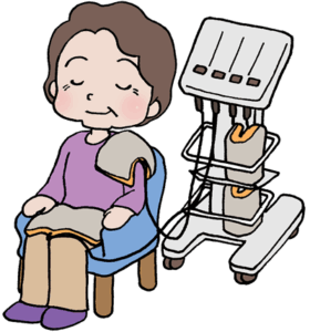 ホットパックのイラスト