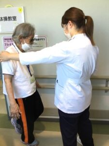 フレイル予防応援教室体力測定1